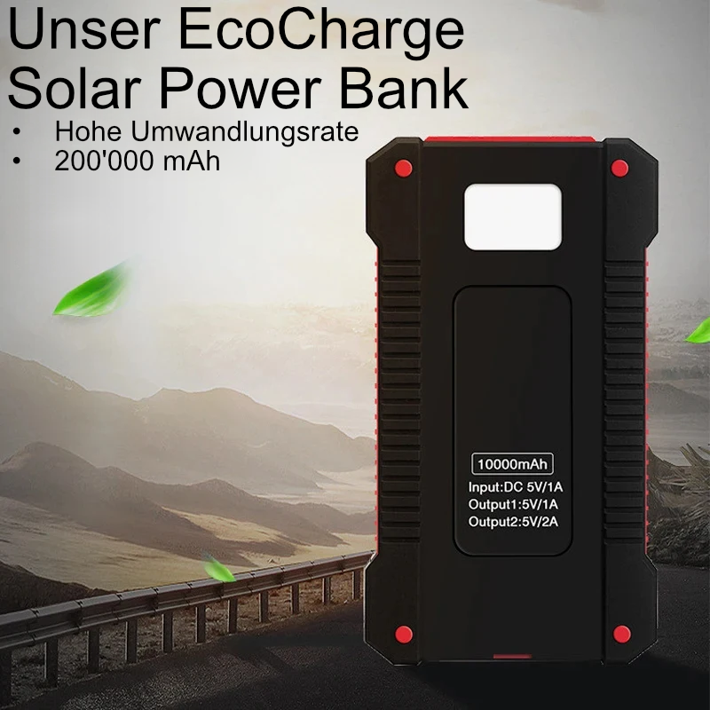 EcoCharge Solar Power Bank
